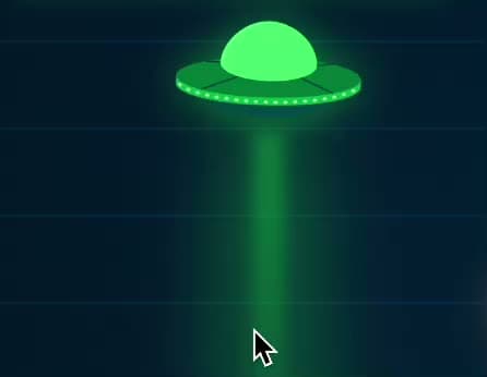 UFO Signal Intercept, a browser game