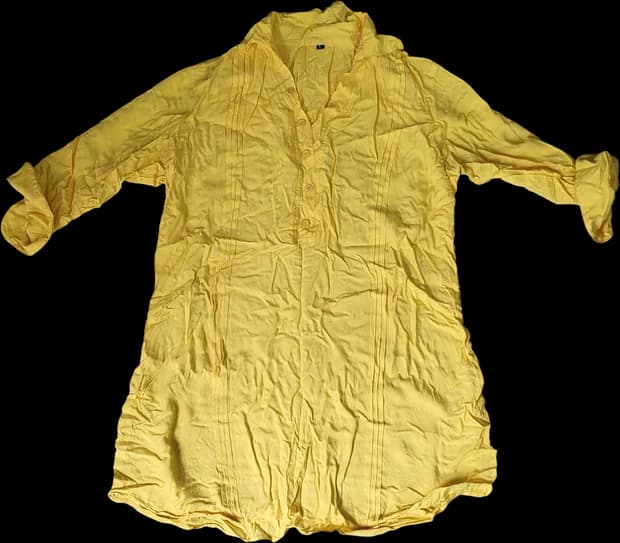 A garment cut-out from the wardrobe system